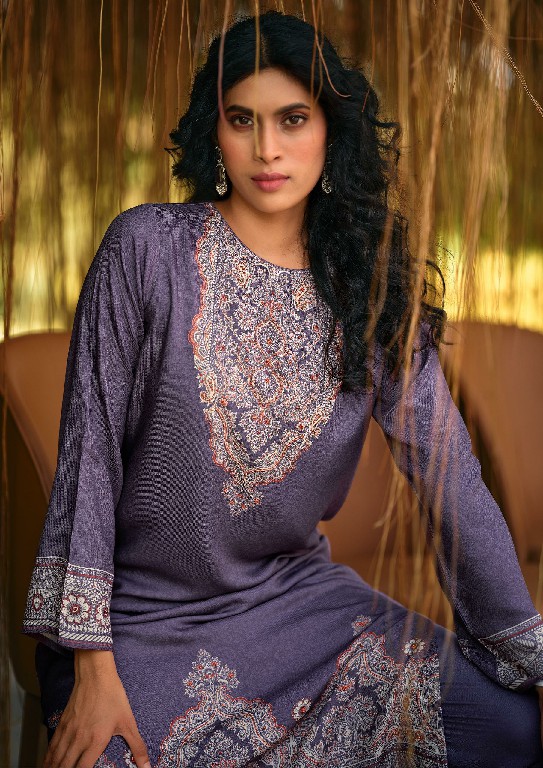 VIRVA SAHAR-E-NOOR WHOLESALE VISCOSE PASHMINA WINTER LUXURIOUS UNSTITCH SALWAR SUITS EXPORTER