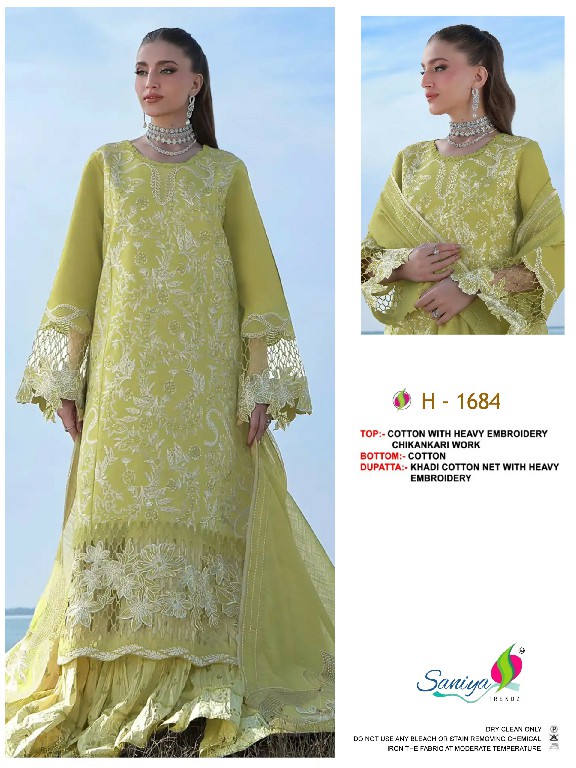 SANIYA TRENDZ RANG RASIYA PREMIUM LAWN VOL 3 WHOLESALE COTTON CHIKANKARI EMBROIDERED UNSTITCH SALWAR SUITS FOR EXPORT