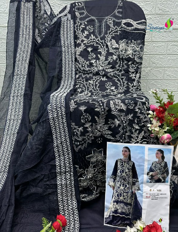 SANIYA TRENDZ RANG RASIYA PREMIUM LAWN VOL 3 WHOLESALE COTTON CHIKANKARI EMBROIDERED UNSTITCH SALWAR SUITS FOR EXPORT