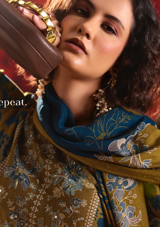 SADHANA ROSE REVERIE WHOLESALE VISCOSE PASHMINA WINTER COLLECTION UNSTITCH SALWAR SUITS EXPORTER