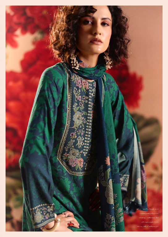 SADHANA ROSE REVERIE WHOLESALE VISCOSE PASHMINA WINTER COLLECTION UNSTITCH SALWAR SUITS EXPORTER