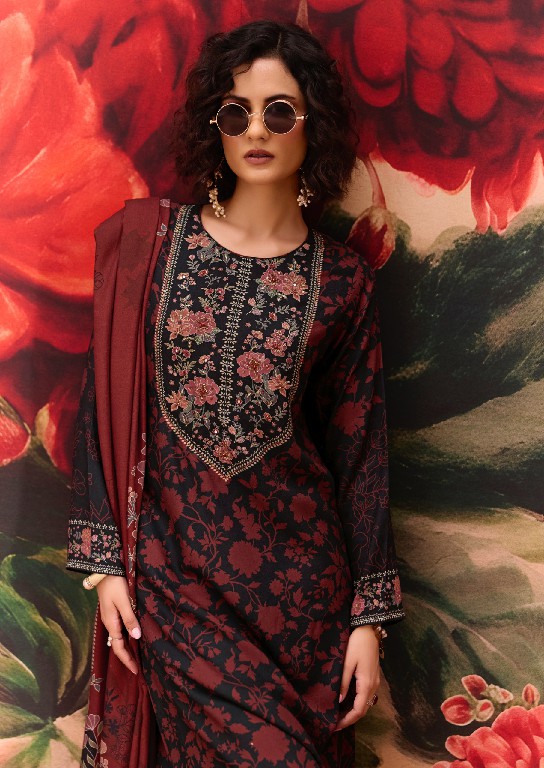 SADHANA ROSE REVERIE WHOLESALE VISCOSE PASHMINA WINTER COLLECTION UNSTITCH SALWAR SUITS EXPORTER