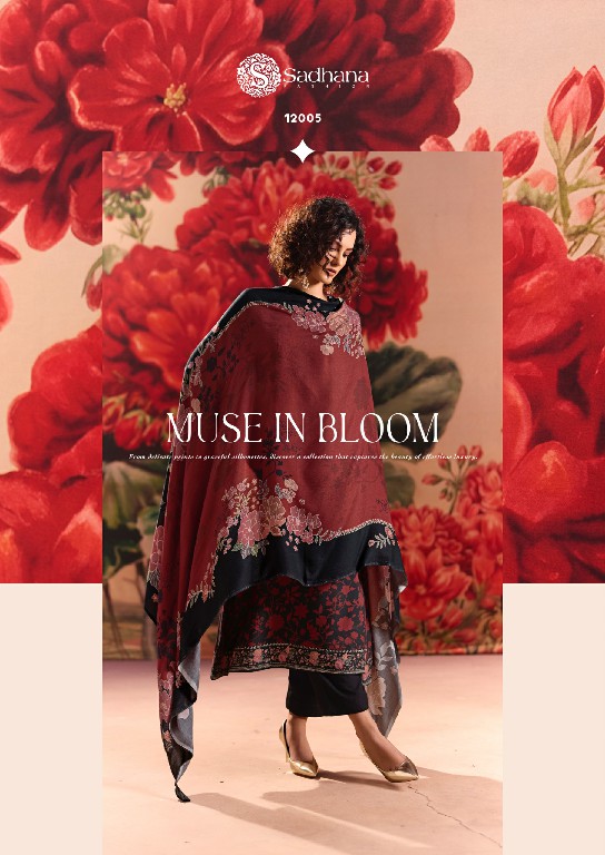 SADHANA ROSE REVERIE WHOLESALE VISCOSE PASHMINA WINTER COLLECTION UNSTITCH SALWAR SUITS EXPORTER