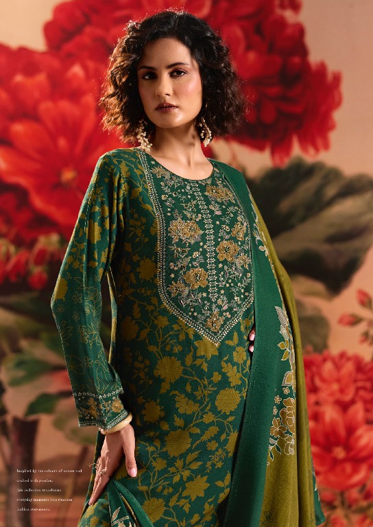 SADHANA ROSE REVERIE WHOLESALE VISCOSE PASHMINA WINTER COLLECTION UNSTITCH SALWAR SUITS EXPORTER