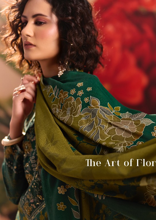 SADHANA ROSE REVERIE WHOLESALE VISCOSE PASHMINA WINTER COLLECTION UNSTITCH SALWAR SUITS EXPORTER