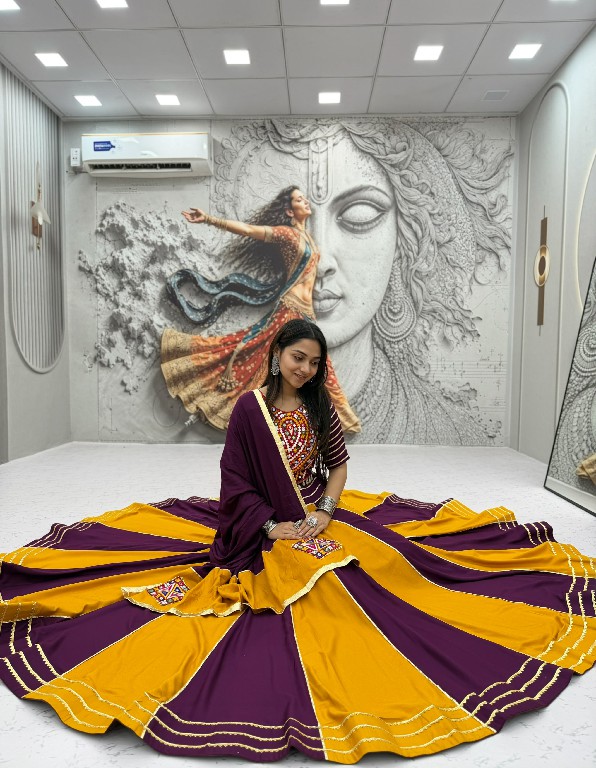 SHREE RAM CREATION D.NO 201 WHOLESALE READYMADE PURE COTON NAVRATRI SPECIAL LEHENGA CHOLI FOR EXPORT