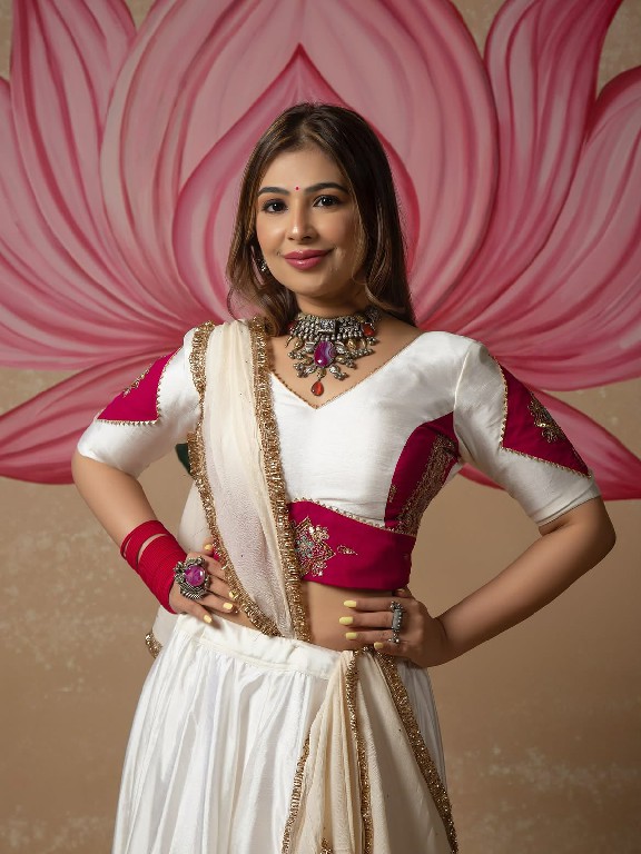 TEXTILEDEAL D.NO KD-18 WHOLESALE CHINON FULLY STITCHED TRENDING NAVRATRI STYLE LEHENGA CHOLI FOR WOMEN EXPORTER