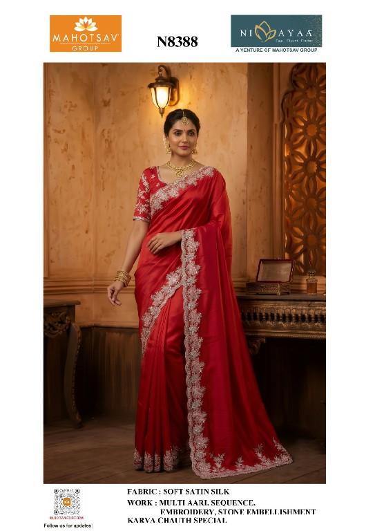 MAHOTSAV KARVA CHAUTH SPECIAL SAREES WHOLESALE READYMADE BEAUTIFUL DESIGNER SAREES FOR WOMEN ONLINE