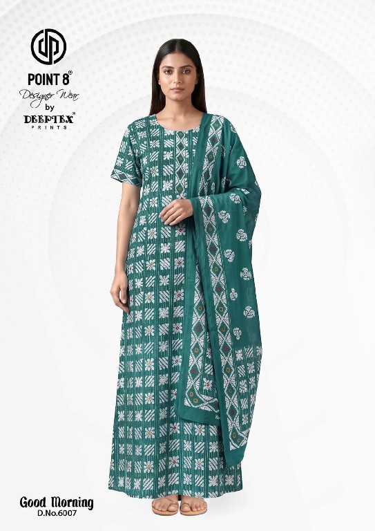 DEEPTEX POINT 8 GOOD MORNING VOL 6 WHOLESALE READYMADE COTTON PRINTED BEST NIGHTY WITH DUPATTA FOR EXPORT
