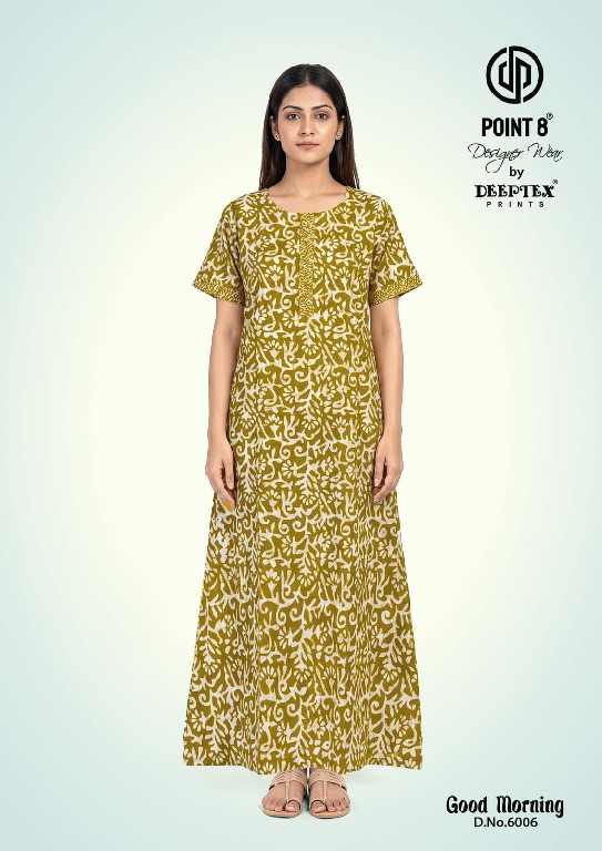 DEEPTEX POINT 8 GOOD MORNING VOL 6 WHOLESALE READYMADE COTTON PRINTED NIGHTY FOR WOMEN ONLINE