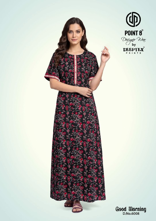 DEEPTEX POINT 8 GOOD MORNING VOL 6 WHOLESALE READYMADE COTTON PRINTED NIGHTY FOR WOMEN ONLINE