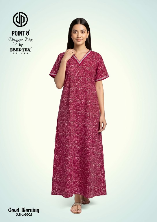 DEEPTEX POINT 8 GOOD MORNING VOL 6 WHOLESALE READYMADE COTTON PRINTED NIGHTY FOR WOMEN ONLINE