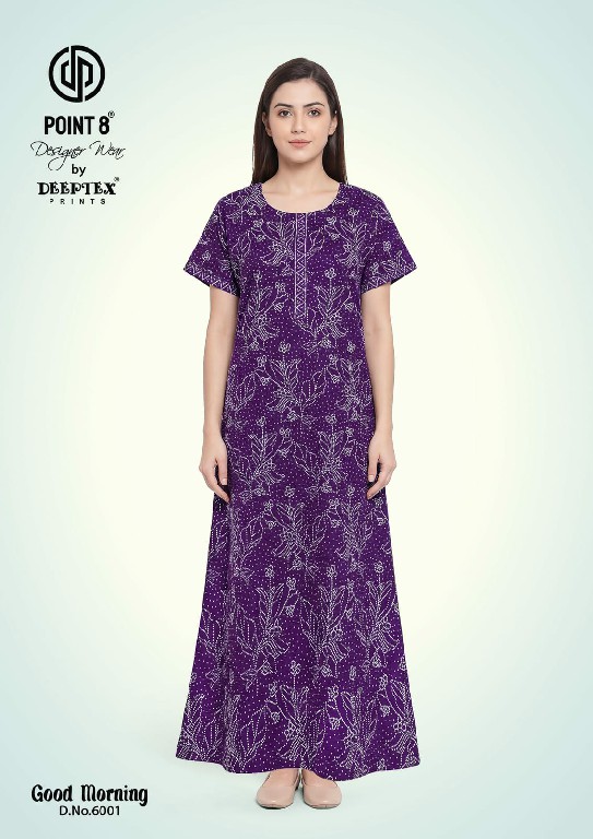 DEEPTEX POINT 8 GOOD MORNING VOL 6 WHOLESALE READYMADE COTTON PRINTED NIGHTY FOR WOMEN ONLINE