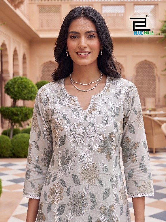 BLUE HILLS ROMY WHOLESALE READYMADE SOFT COTTON WITH WORK FANCY KURTIS FOR WOMEN ONLINE