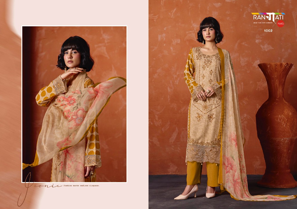 RANGATI PRINTS ADORE WHOLESALE PURE PUSHMINA WINTER BEAUTIFUL UNSTITCH SALWAR SUITS EXPORTER