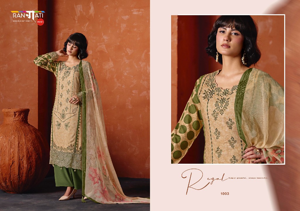 RANGATI PRINTS ADORE WHOLESALE PURE PUSHMINA WINTER BEAUTIFUL UNSTITCH SALWAR SUITS EXPORTER