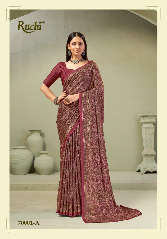 RUCHI MAJESTIC SILK VOL 1 WHOLESALE GLITTER SILK CASUAL WEAR SAREES FOR WOMEN ONLINE