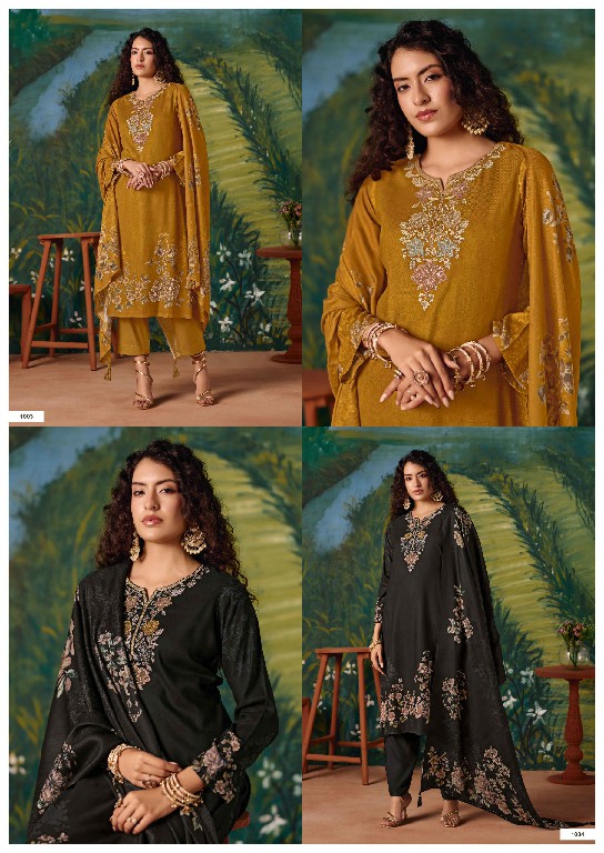 RANG FASHION NAYSHA WHOLESALE PURE PASHMINA WINTER COLECTION UNSTITCH SALWAR SUITS EXPORTER