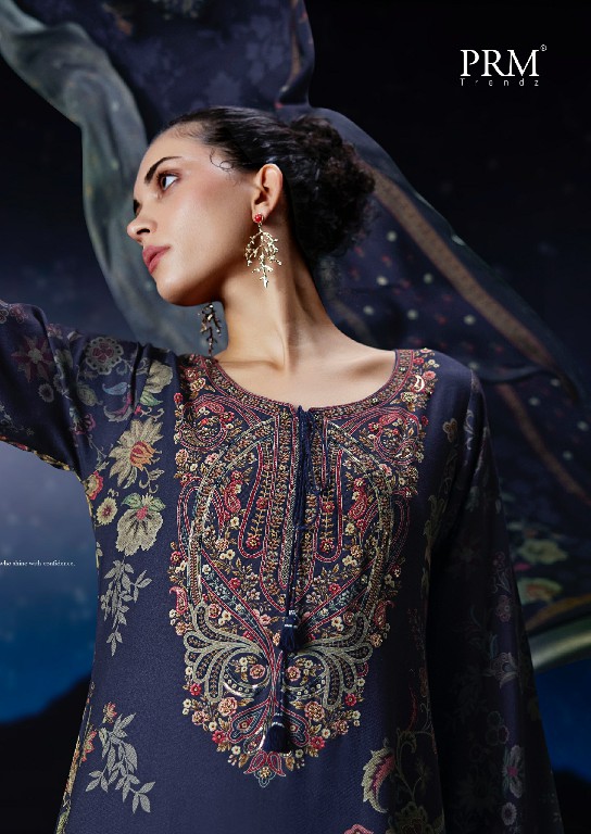 PRM TRENDZ THE MOON WHOLESALE VISCOSE PASHMINA WINTER ELEGANT UNSTITCH SALWAR SUITS EXPORTER