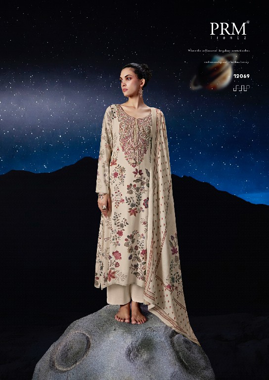 PRM TRENDZ THE MOON WHOLESALE VISCOSE PASHMINA WINTER ELEGANT UNSTITCH SALWAR SUITS EXPORTER