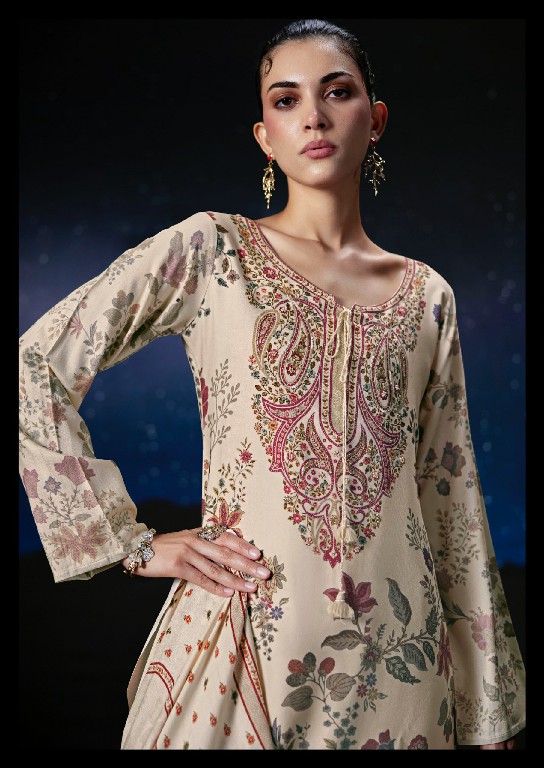 PRM TRENDZ THE MOON WHOLESALE VISCOSE PASHMINA WINTER ELEGANT UNSTITCH SALWAR SUITS EXPORTER