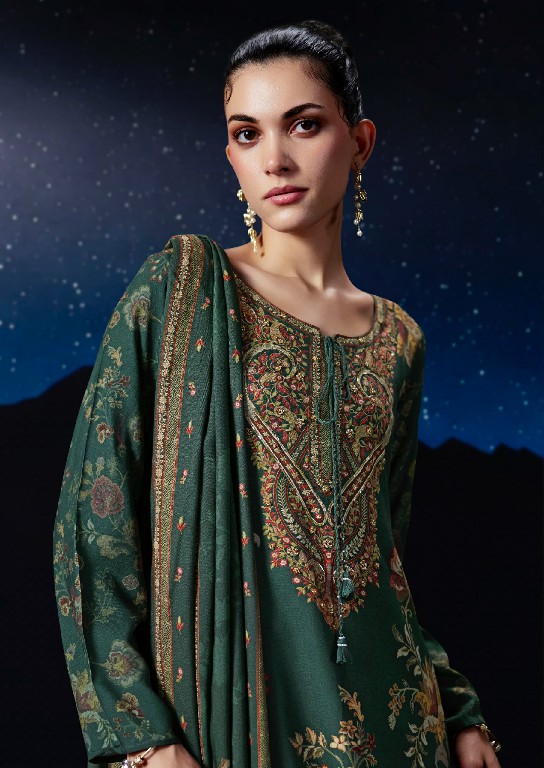 PRM TRENDZ THE MOON WHOLESALE VISCOSE PASHMINA WINTER ELEGANT UNSTITCH SALWAR SUITS EXPORTER