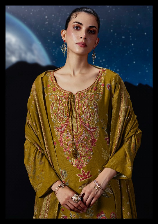 PRM TRENDZ THE MOON WHOLESALE VISCOSE PASHMINA WINTER ELEGANT UNSTITCH SALWAR SUITS EXPORTER