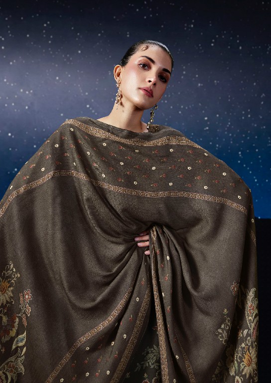PRM TRENDZ THE MOON WHOLESALE VISCOSE PASHMINA WINTER ELEGANT UNSTITCH SALWAR SUITS EXPORTER