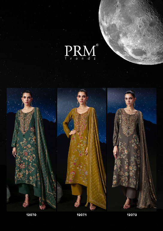 PRM TRENDZ THE MOON WHOLESALE VISCOSE PASHMINA WINTER ELEGANT UNSTITCH SALWAR SUITS EXPORTER