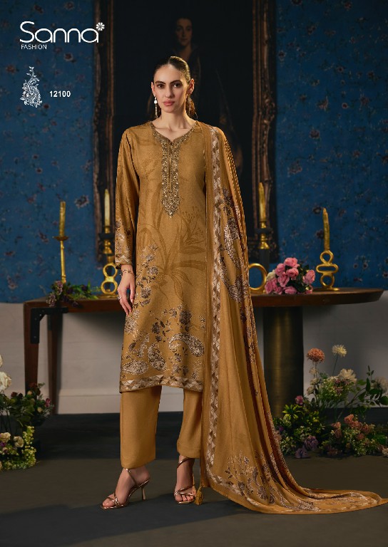 SANNA FASHION BELLISHA WHOLESALE VISCOSE PASHMINA WINTER SPECIAL UNSTITCH SALWAR SUITS SUPPLIER