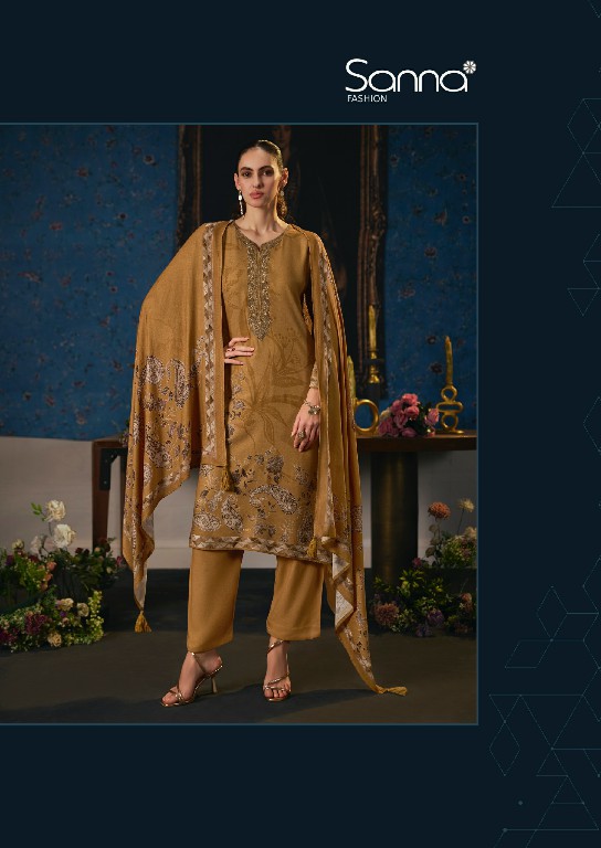 SANNA FASHION BELLISHA WHOLESALE VISCOSE PASHMINA WINTER SPECIAL UNSTITCH SALWAR SUITS SUPPLIER