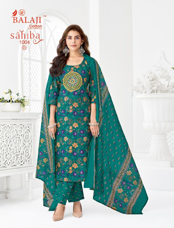 BALAJI SAHIBA VOL 1 WHOLESALE READYMADE COTTON REGULAR WEAR 3 PCS SUITS SUPPLIER