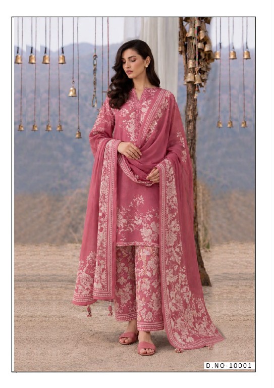 HALA RAMSHA VOL 10 WHOLESALE READYMADE PURE LAWN PAKISTANI CASUAL WEAR 3 PCS SUITS FOR EXPORT