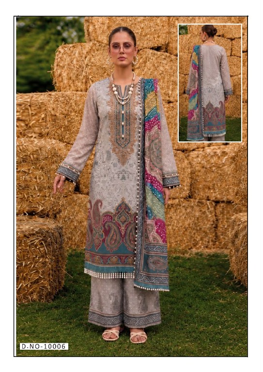 HALA RAMSHA VOL 10 WHOLESALE READYMADE PURE LAWN PAKISTANI CASUAL WEAR 3 PCS SUITS FOR EXPORT