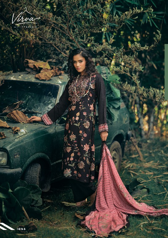 VIRVA VINTAGE VOUGE WHOLESALE VISCOSE PASHMINA WINTER COLLECTION UNSTITCH SALWAR SUITS EXPORTER