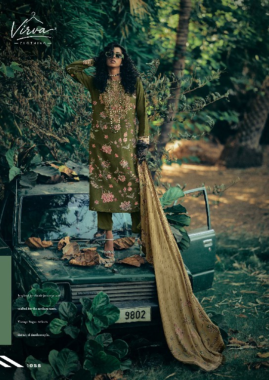 VIRVA VINTAGE VOUGE WHOLESALE VISCOSE PASHMINA WINTER COLLECTION UNSTITCH SALWAR SUITS EXPORTER
