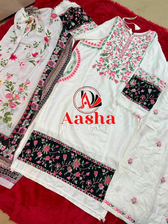 AASHA DESIGNER D.NO 1192A TO 1192C WHOLESALE RAYON WITH WORK FANCY DESIGN UNSTITCH SALWAR SUITS FOR EXPORT