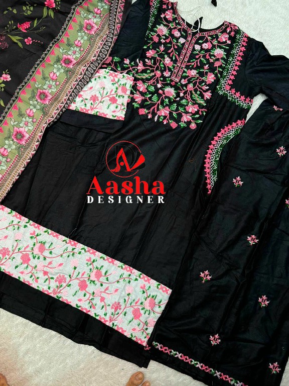 AASHA DESIGNER D.NO 1192A TO 1192C WHOLESALE RAYON WITH WORK FANCY DESIGN UNSTITCH SALWAR SUITS FOR EXPORT