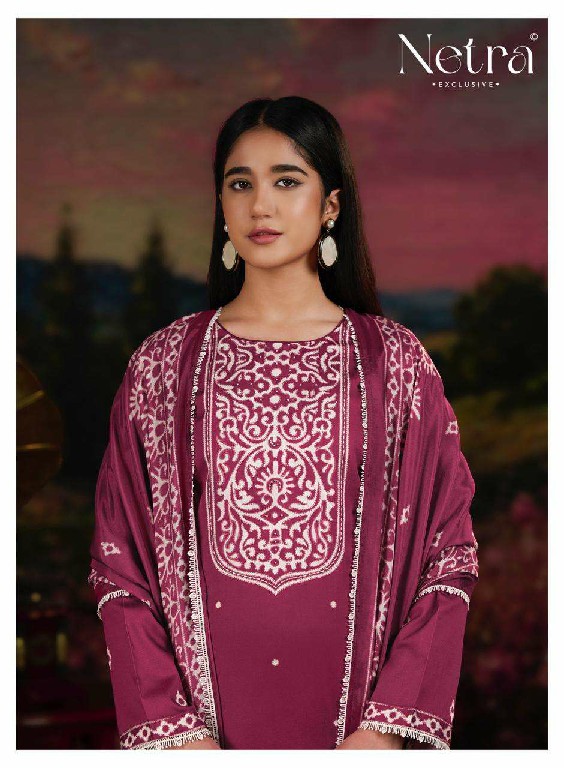 NETRA JHALAK VOL 3 WHOLESALE PURE COTTON AMAZING DESIGN UNSTITCH SALWAR SUITS EXPORTER