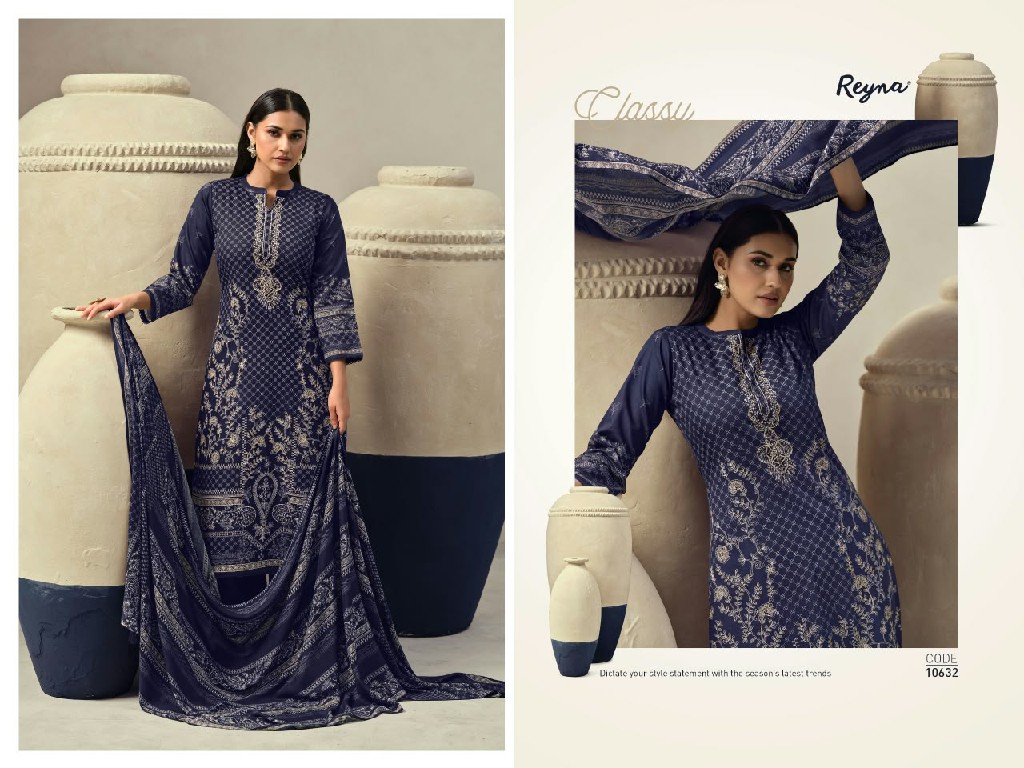 REYNA INDIGO WHOLESALE PURE CORDUROY AMAZING UNSTITCH SALWAR SUITS SUPPLIER