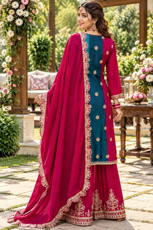 MRUDANGI SAVAN WHOLESALE READYMADE CHINON SILK OCCASION WEAR 3 PCS SUITS FOR WOMEN ONLINE