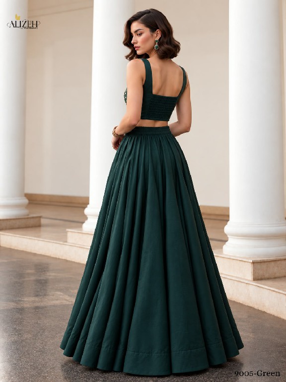 ALIZEH D.NO 9005 COLOURS WHOLESALE SOFT SILK MODERN STYLISH READYMADE LEHENGA FOR WOMEN ONLINE