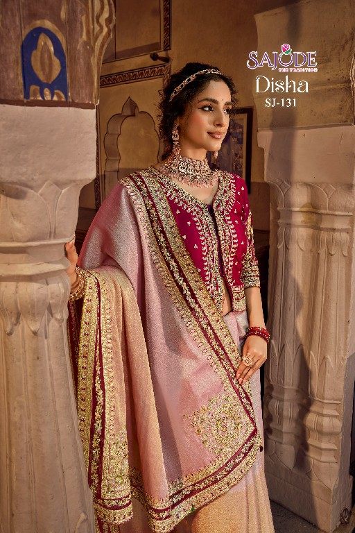 SAJODE DISHA SILK WHOLESALE VISCOSE LINEN DESIGNER WEAR SAREES FOR WOMEN EXPORTER