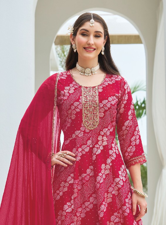 RADHIKA LIFESTYLE ANARKALI VOL 10 WHOLESALE READYMADE RAYON WITH WORK BIG SIZE TRENDING ANARKALI STYLE 3 PCS SUITS EXPORTER