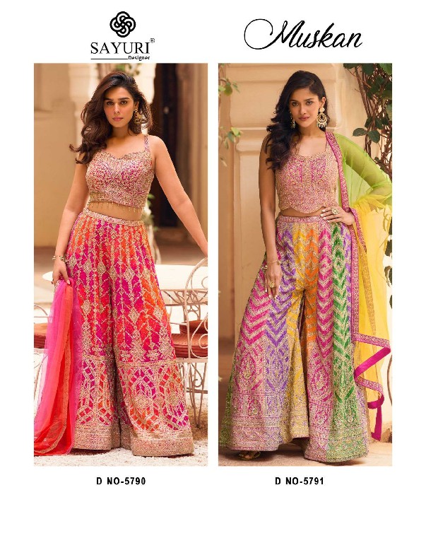 MUSKAN BY SAYURI DESIGNER WHOLESALE READYMADE REAL CHINON SILK MODERN ETHNIC INDO WEASTER DRESS FOR WOMEN ONLINE