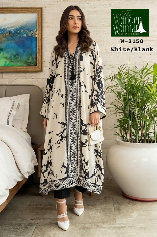 WONDER WOMAN D.NO 2158 WHOLESALE READYMADE IMPORTED SOFT COMFORT WEAR LONG KAFTAN KURTI WITH PANT COMBO FOR EXPORT