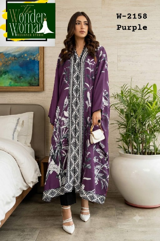 WONDER WOMAN D.NO 2158 WHOLESALE READYMADE IMPORTED SOFT COMFORT WEAR LONG KAFTAN KURTI WITH PANT COMBO FOR EXPORT