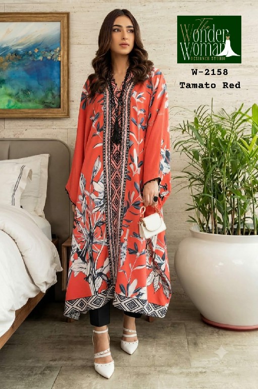 WONDER WOMAN D.NO 2158 WHOLESALE READYMADE IMPORTED SOFT COMFORT WEAR LONG KAFTAN KURTI WITH PANT COMBO FOR EXPORT