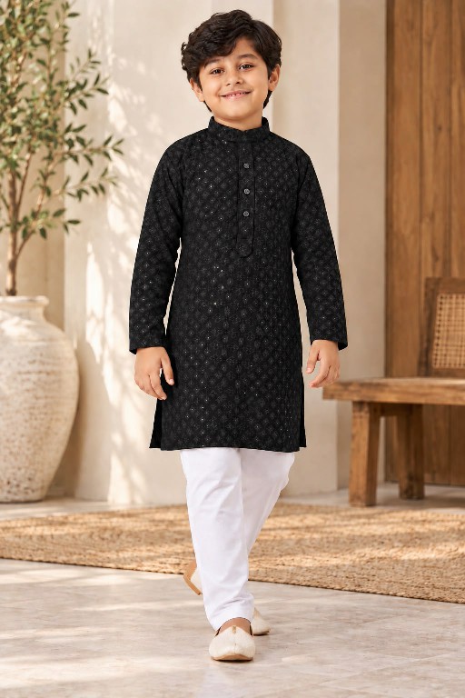TEXTILEDEAL PRINCE VOL 10 WHOLESALE READYMADE HEAVY RAYON CHIKANKARI WORK KURTA SET FOR KIDS ONLINE