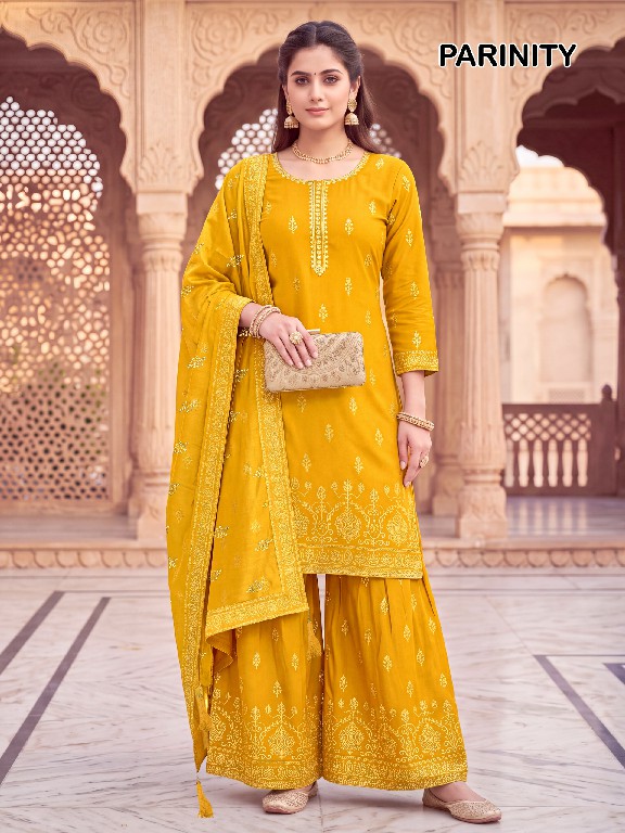 RANGRUT PARINITY WHOLESALE READYMADE RAYON BIG SIZE SHARARA STYLE 3 PCS SUITS EXPORTER